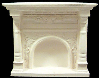 Dollhouse Miniature Fireplace